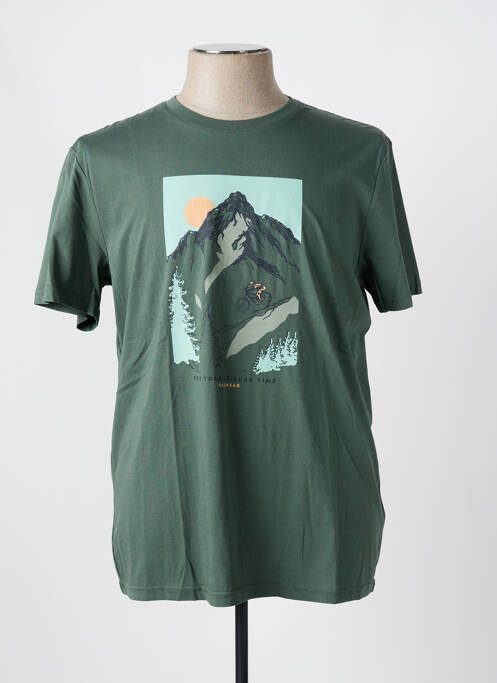 T-shirt vert RAGWEAR pour homme