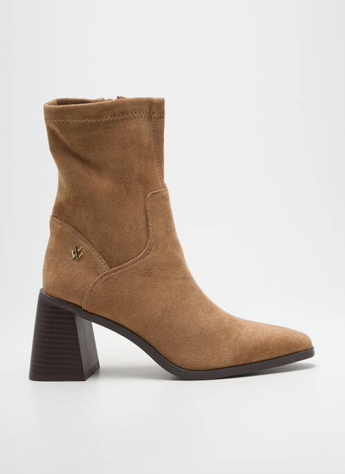 Bottines/Boots beige VANESSA WU pour femme