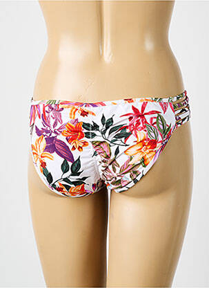 Bas de maillot de bain imprimé tie and dye culotte orange SUN PLAYA femme