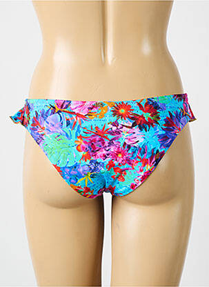 Bas de maillot de bain imprimé fleurs culotte bleu PHAX femme