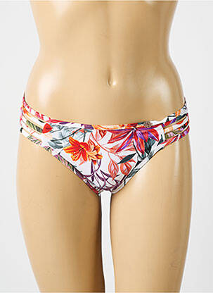 Bas de maillot de bain imprimé tie and dye culotte orange SUN PLAYA femme