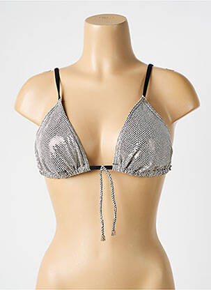 Haut de maillot de bain stretch haut soutien-gorge avec mousse de rembourrage amovible noir SUN PLAYA femme