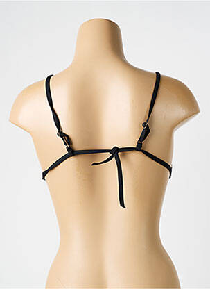 Haut de maillot de bain stretch haut soutien-gorge avec mousse de rembourrage amovible noir SUN PLAYA femme