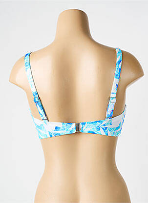 Haut de maillot de bain stretch haut bandeau bleu O'SALEE femme