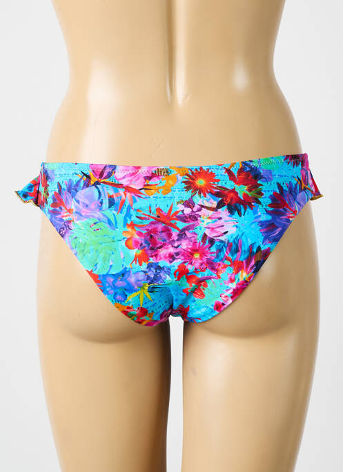 Bas de maillot de bain imprimé fleurs culotte bleu PHAX femme