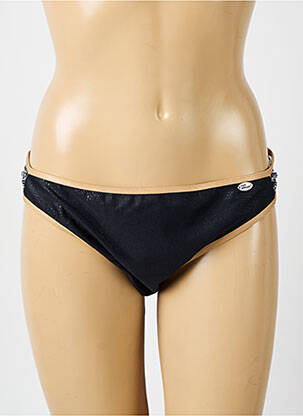 Bas de maillot de bain effet matière satinée culotte noir SUN PLAYA femme