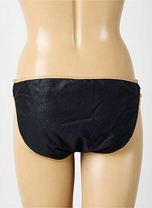Bas de maillot de bain effet matière satinée culotte noir SUN PLAYA femme