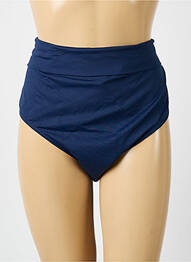 Bas de maillot de bain tissage satiné culotte bleu SUN PLAYA femme