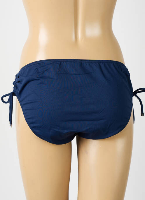 Bas de maillot de bain tissage satiné culotte bleu SUN PLAYA femme
