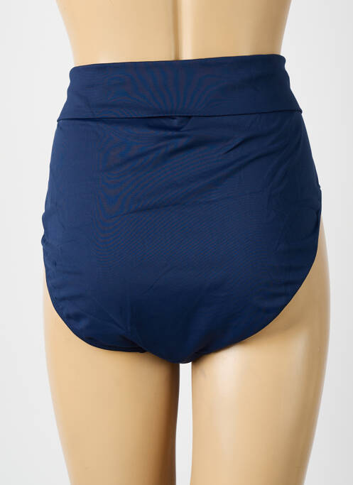 Bas de maillot de bain tissage satiné culotte bleu SUN PLAYA femme