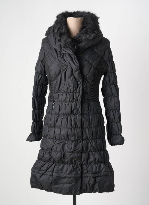 Doudoune poches sans capuche noir ARELINE femme