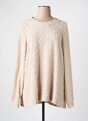 Pull beige AN II VITO pour femme