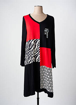 Robe mi-longue noir AN II VITO femme