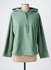 Sweat-shirt à capuche vert ANTIGEL pour femme seconde vue