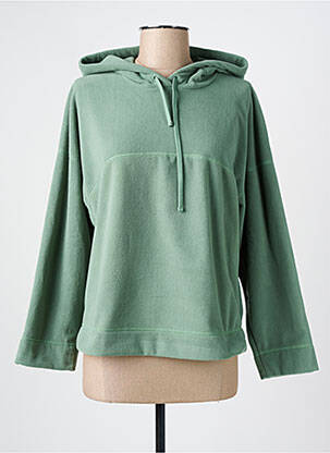 Sweat-shirt à capuche vert ANTIGEL pour femme