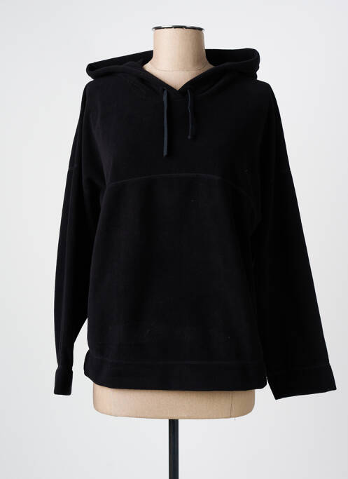Sweat-shirt à capuche noir ANTIGEL femme