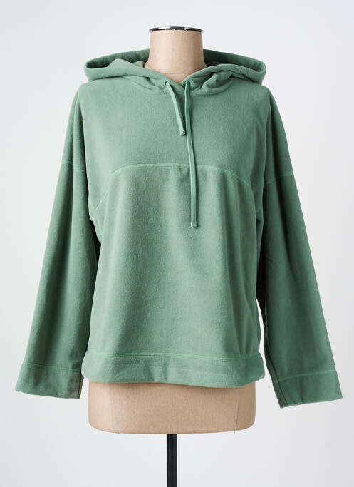 Sweat-shirt à capuche vert ANTIGEL pour femme