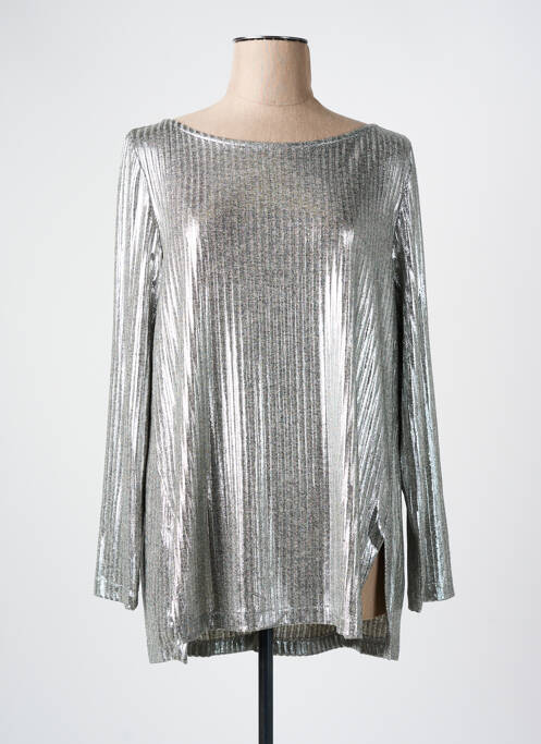 Top argent AN II VITO pour femme