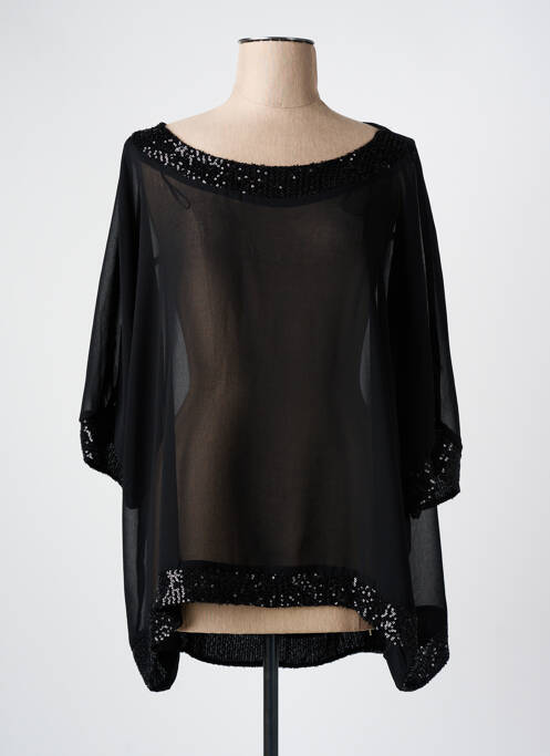 Top noir AN II VITO pour femme