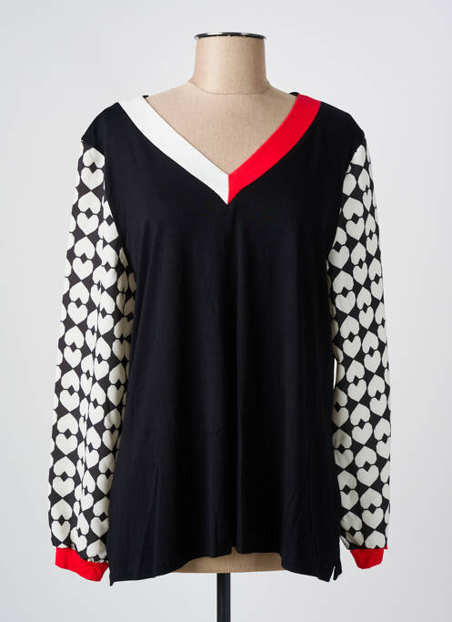 T-shirt noir AN II VITO pour femme