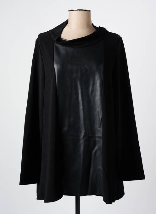 Tunique manches longues noir AN II VITO pour femme