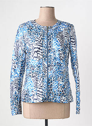 Doudoune poches sans capuche bleu ARELINE femme