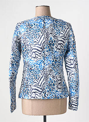 Doudoune poches sans capuche bleu ARELINE femme