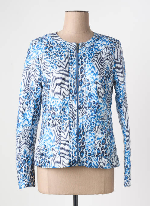 Doudoune poches sans capuche bleu ARELINE femme