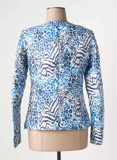 Doudoune poches sans capuche bleu ARELINE femme