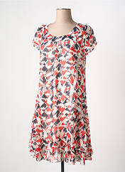 Robe mi-longue rouge ARELINE pour femme seconde vue