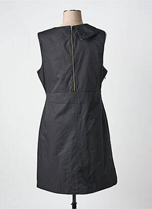 Robe mi-longue sans manche sans manche noir SALT & PEPPER femme
