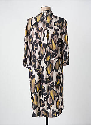 Robe mi-longue manches 3/4 manches 3/4 noir BETTY BARCLAY femme