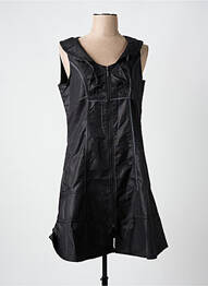 Robe mi-longue sans manche sans manche noir ARELINE femme