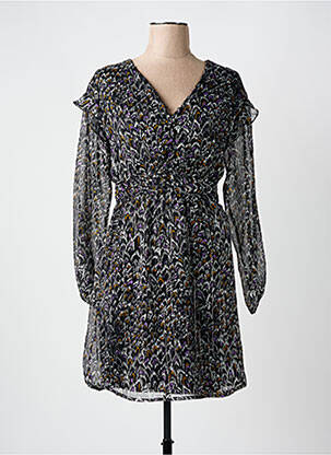 Robe courte manches longues manches longues noir VERO MODA femme