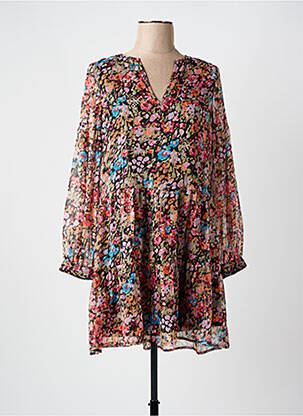 Robe courte manches longues manches longues noir VERO MODA femme