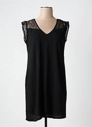 Robe courte sans manche sans manche noir AKOZ DE TOI femme