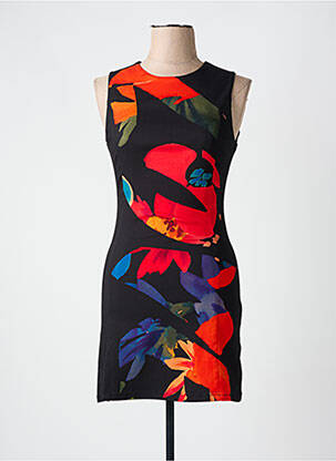 Robe courte sans manche sans manche noir DESIGUAL femme