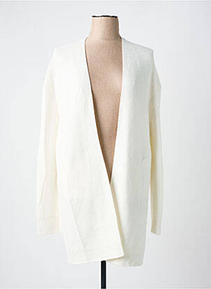 Gilet manches longues stretch beige LA P'TITE ETOILE femme