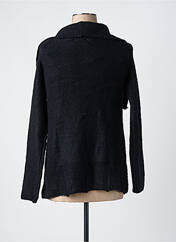 Gilet manches longues noir JULIE BY JCL pour femme seconde vue