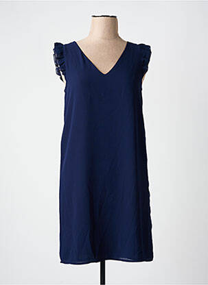 Robe courte bleu IT HIPPIE pour femme