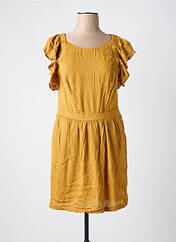 Robe courte jaune SEE U SOON pour femme seconde vue