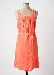 Robe mi-longue orange SIGNE NATURE pour femme seconde vue