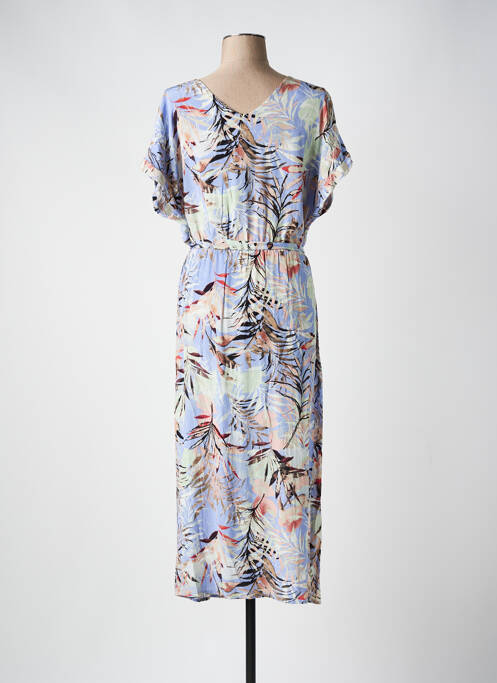 Robe longue manches courtes manches courtes violet GARCIA femme