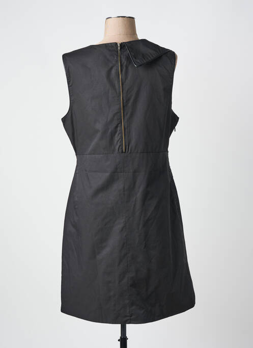 Robe mi-longue sans manche sans manche noir SALT & PEPPER femme