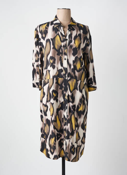 Robe mi-longue manches 3/4 manches 3/4 noir BETTY BARCLAY femme