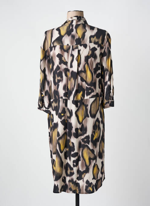Robe mi-longue manches 3/4 manches 3/4 noir BETTY BARCLAY femme