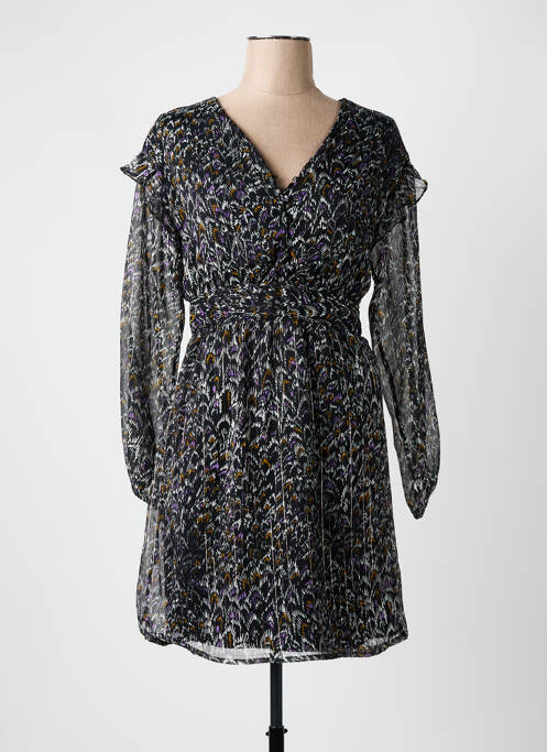 Robe courte manches longues manches longues noir VERO MODA femme