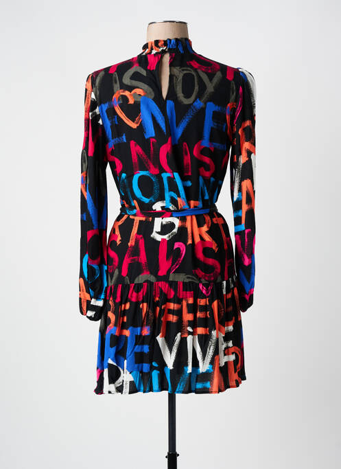 Robe courte manches longues manches longues noir DESIGUAL femme
