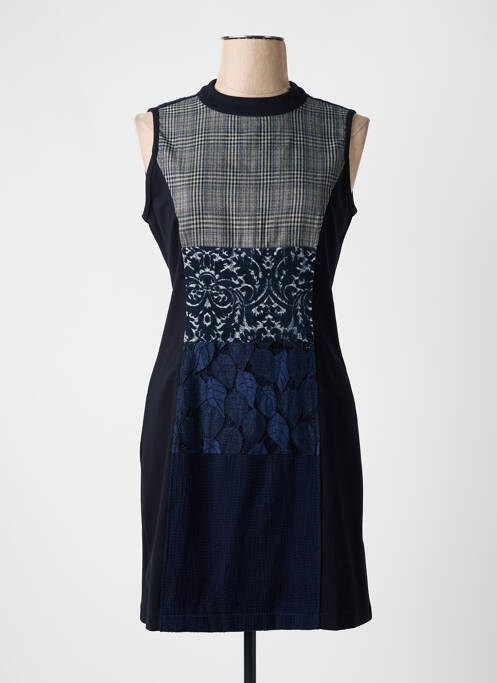 Robe courte sans manche sans manche bleu DESIGUAL femme