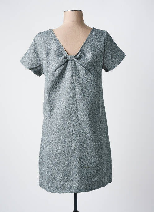 Robe courte manches courtes manches courtes gris NOEMIE & CO femme